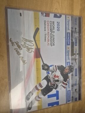 Team Canada Signed World Junior Hockey Photo - White/Red/Black